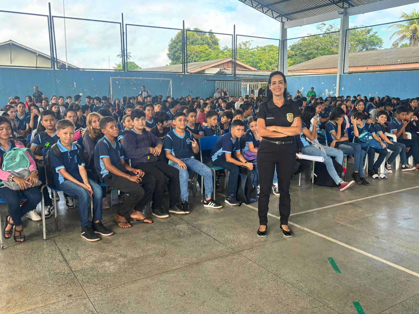 EM SANTANA, PROJETO “POLÍCIA CIVIL NAS ESCOLAS” LEVA ORIENTAÇÕES AOS ALUNOS DA ESCOLA ESTADUAL PROFESSOR FRANCISCO WALCY LOBATO LIMA